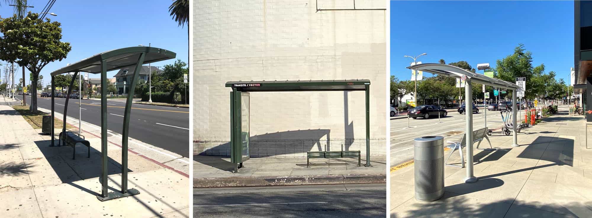 shade creation at different bus stops