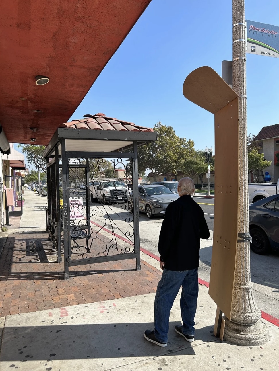A ShadeBlade Provides Shade in East LA